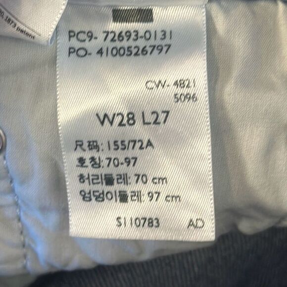 Levis Jeans Big E Womens Wide Leg Button Fly Blue Denim San Francisco 28 - Picture 12 of 12